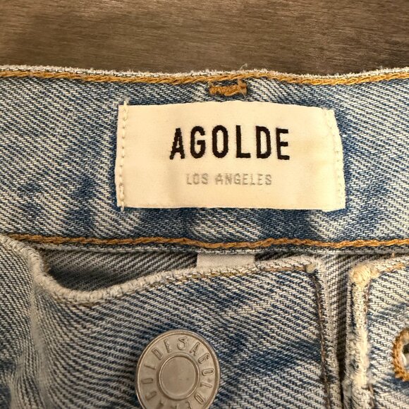 Agolde High Rise Tapered Baggy Jean Size 28 - Picture 4 of 5